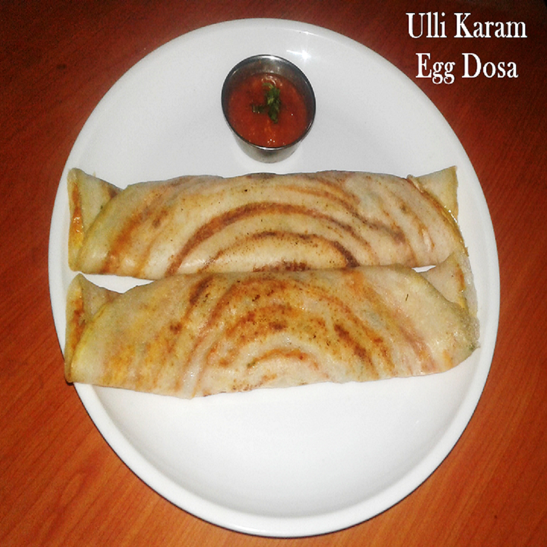 Karam Dosa (Double Egg)
